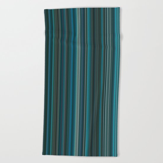 Blue lines 2 Beach Towel