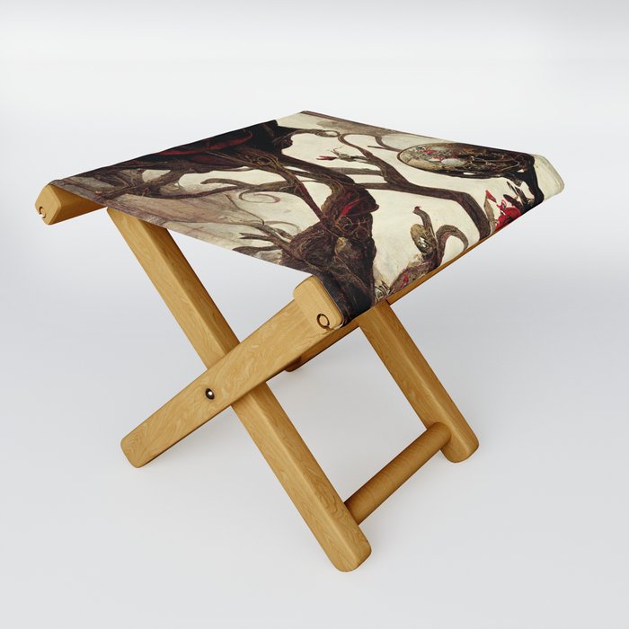 Black Rose Immortal Folding Stool