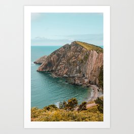 Cape in Asturias, Spain | Playa del Silencio | Beach of silence Art Print