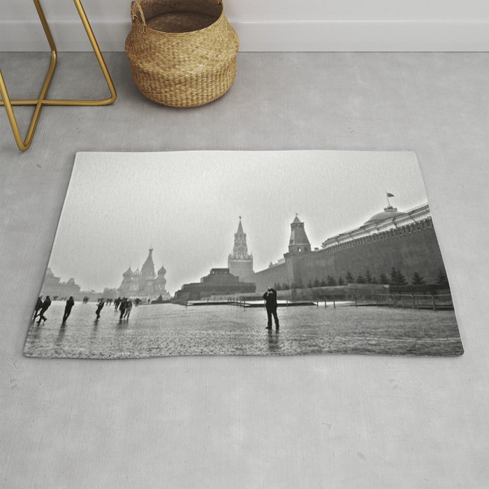Red Square Rug