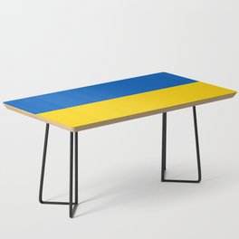 Blue and Yellow Flag Horizontal Coffee Table