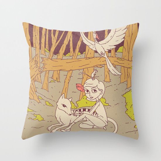 Caelum and the Lost Ones Throw Pillow