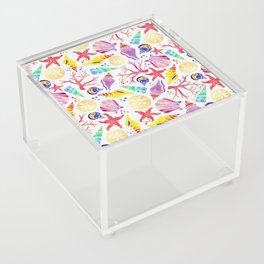 Seashells - Rainbow Acrylic Box