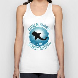 Whale Shark is my Spirit Animal Funny Sea Animals Unisex Tank Top