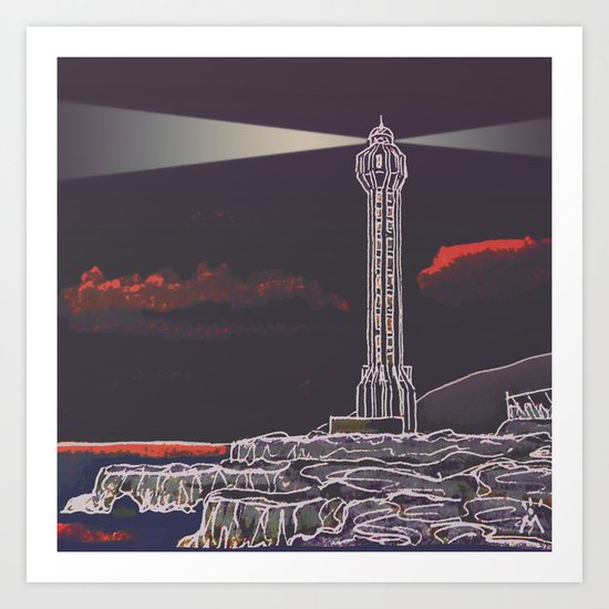 Lighthouse / Punta Lava La Palma Art Print
