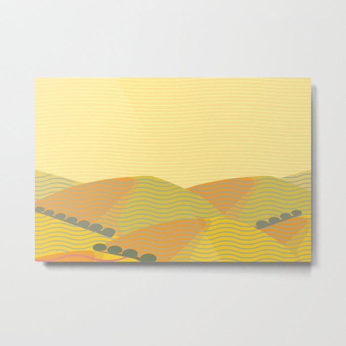 California Hills (Horizontal) Metal Print