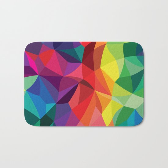 Color Shards Bath Mat