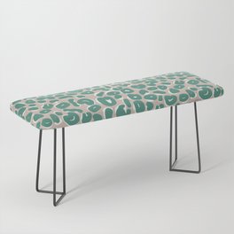 Leopard Print Abstractions – Mint Bench
