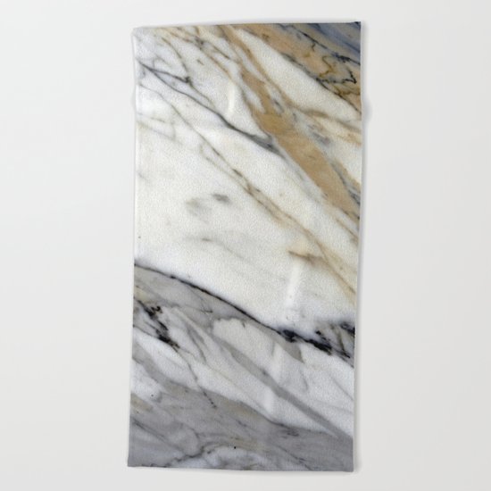 Calacatta Marble Beach Towel
