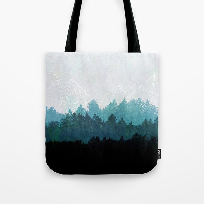 Woods Abstract  Tote Bag