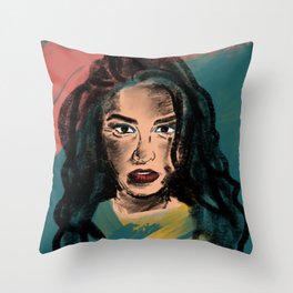 Something Fierce Throw Pillow