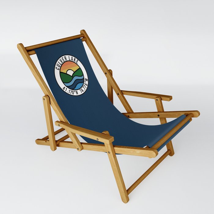 Culver Lake - Navy/Badge Sling Chair