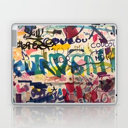 Urban Graffiti Paper Street Art Laptop & iPad Skin