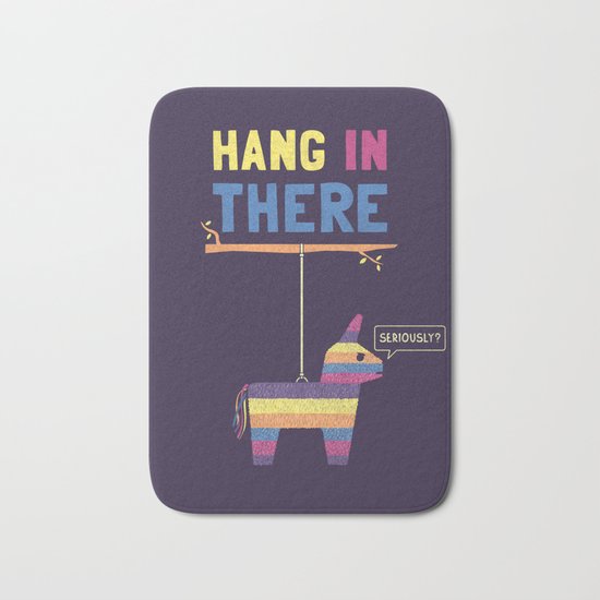 Hang In There Bath Mat