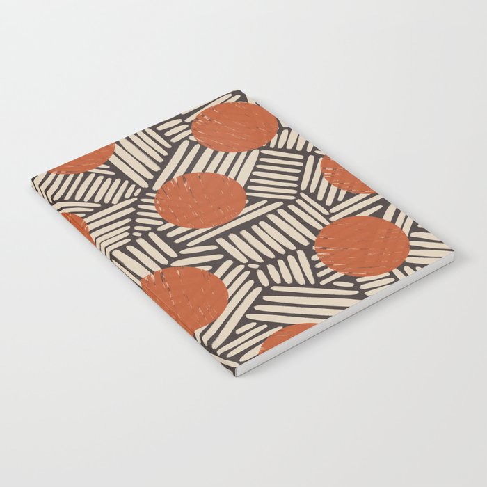 Neutral Abstract Pattern #1 Notebook