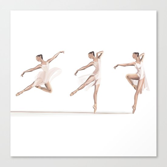 Ballet Dance Moves Canvas Print