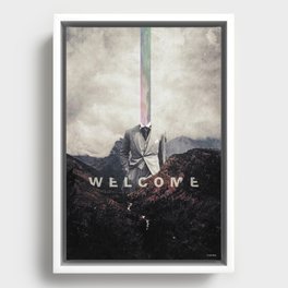 Welcome ... Framed Canvas