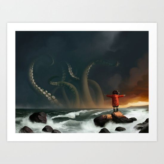 The Sea Art Print