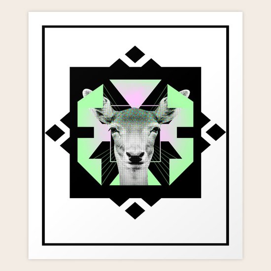 ::Space Deer:: Art Print