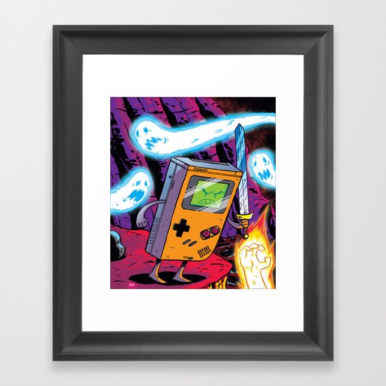 The Legend of Gameboy Framed Art Print