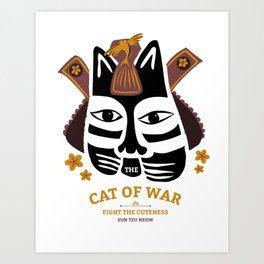 The Cat of War Art Print