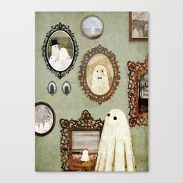 There's A Ghost in the Portrait Gallery Canvas Print