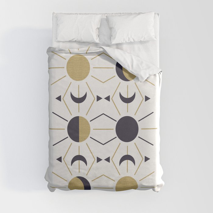 Moon and Sun Duvet Cover