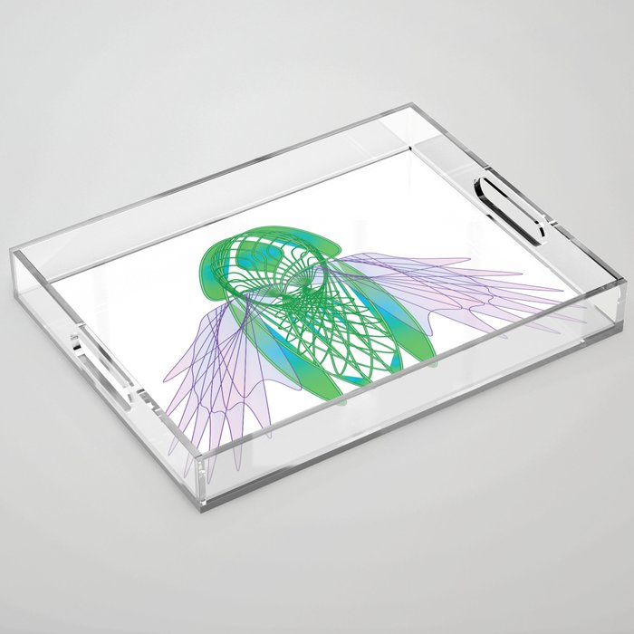 Insect Art Deco style Acrylic Tray