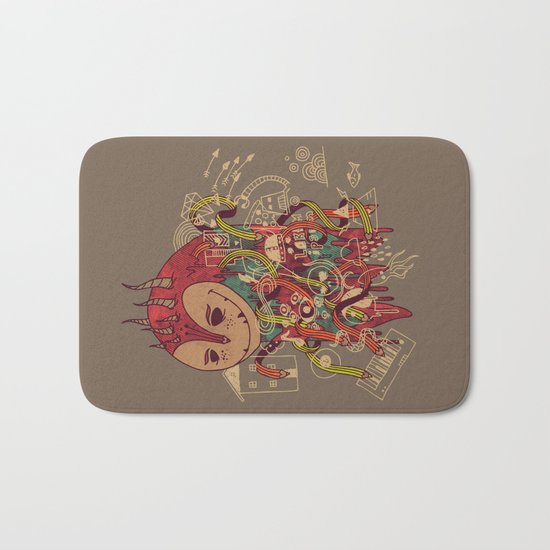 The Doodler Bath Mat