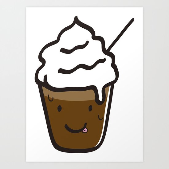 Frappuccino Art Print