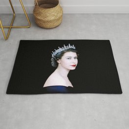 Queen Elizabeth II - The Young Queen Rug