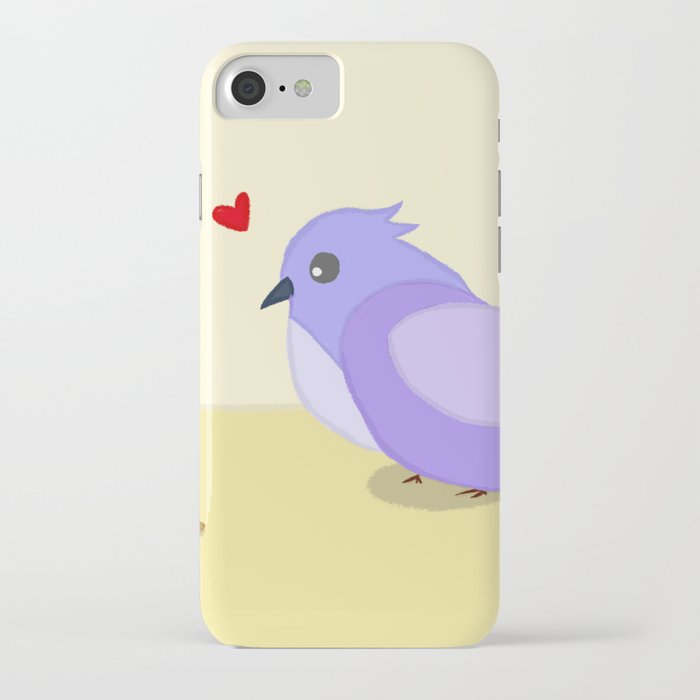 A little blue bird iPhone Case