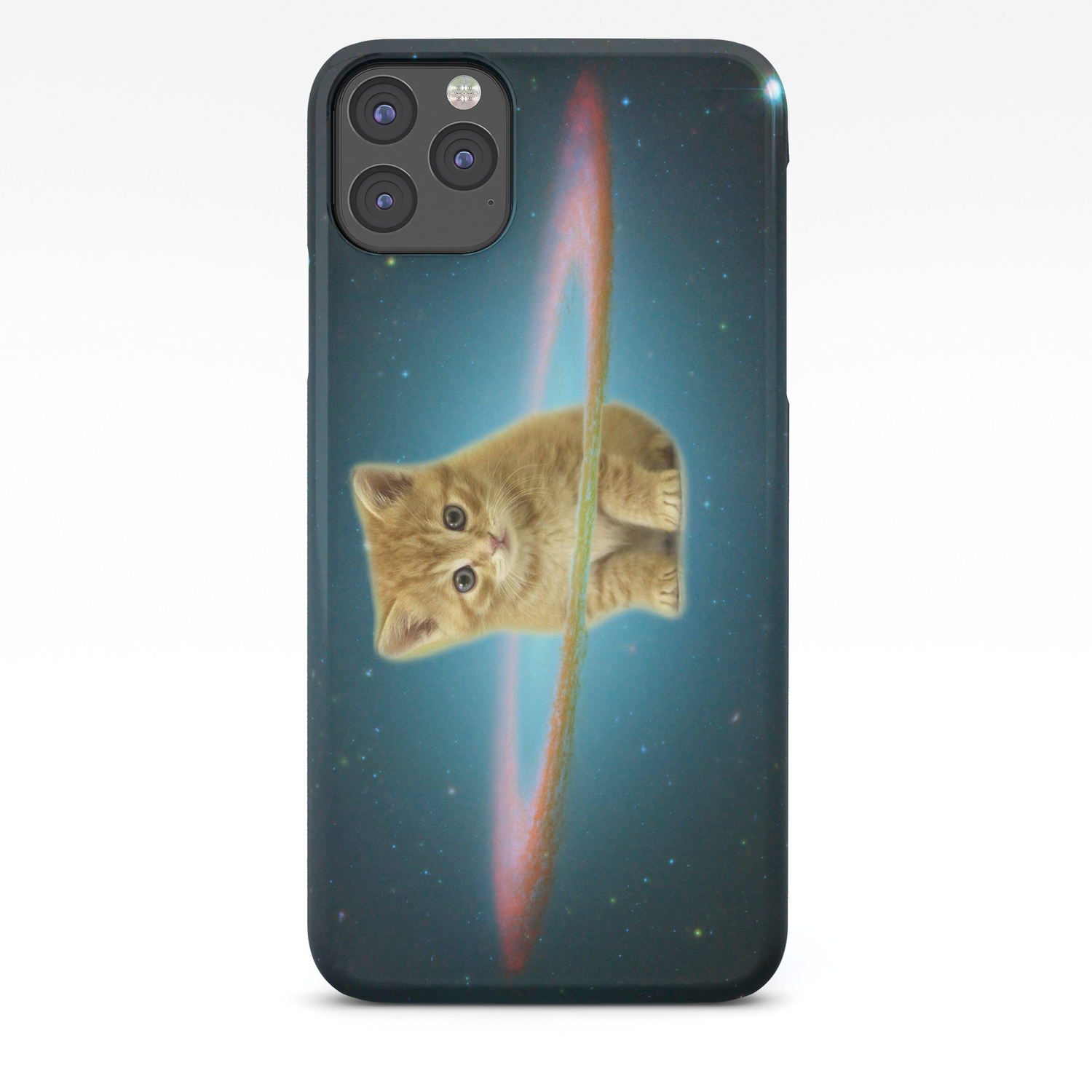 Cat Lost In Space Iphone Case By Marios Society6