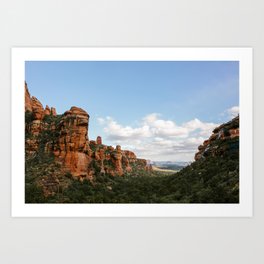 Sedona Canyons Art Print