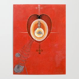 Hilma af Klint "The Dove, No. 08, Group IX-UW, No. 32" Poster