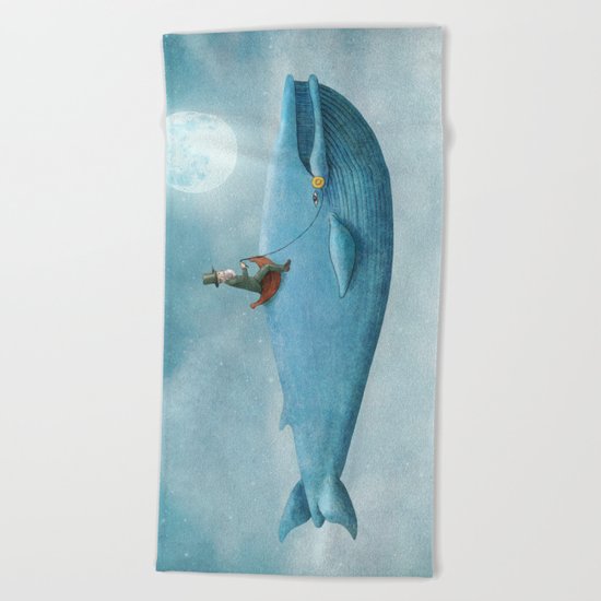 Whale Rider Beach Towel