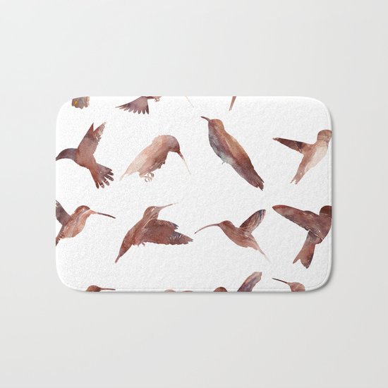 Hummingbird Squad Bath Mat