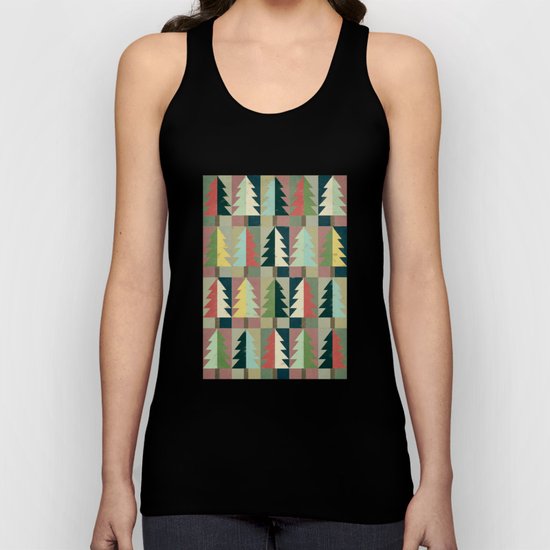 Christmas Trees Unisex Tank Top