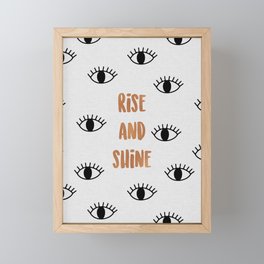 Rise & Shine Framed Mini Art Print