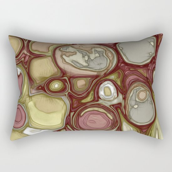 Canyon rocks series No. 4 of 10 Rectangular Pillow
