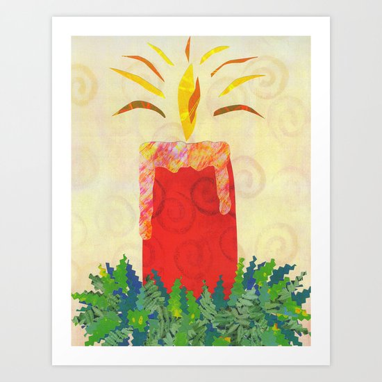 Candlelight's Gleaming Art Print