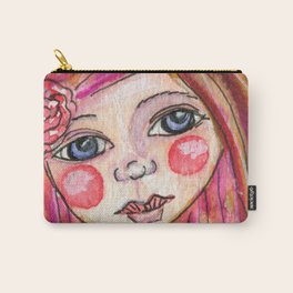 Mary and Owl - soulful girl collection Carry-All Pouch