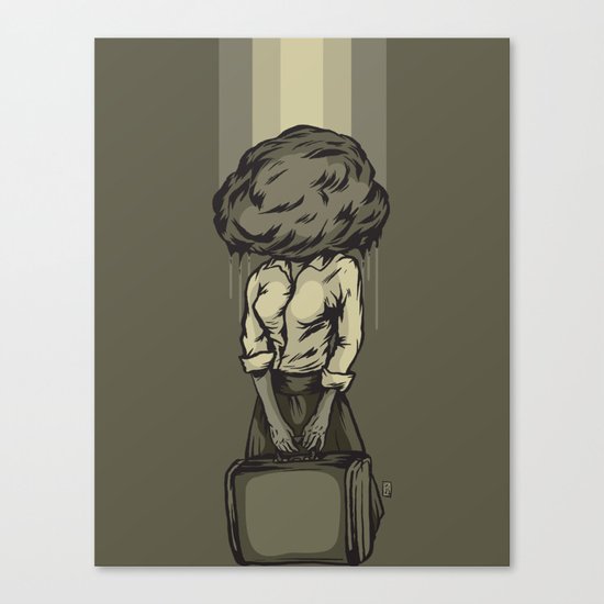 Felt Like Monday Canvas Print