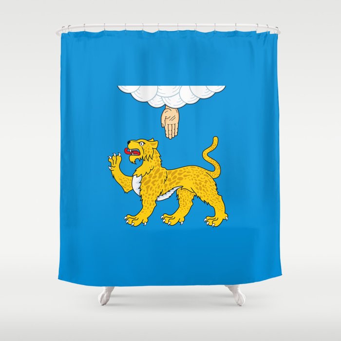 flag of Pskov Shower Curtain