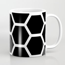 Black Honeycomb Mug