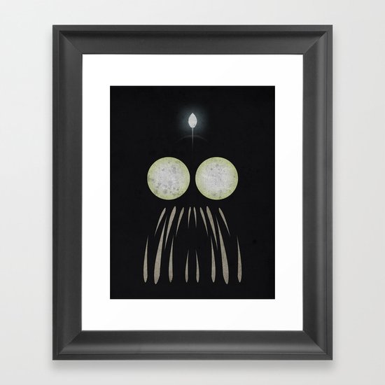 Hereeeee, Fishy Fishy Fishy Framed Art Print