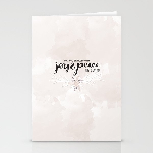 Joy & Peace Stationery Cards