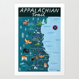 Appalachian Trail Art Print