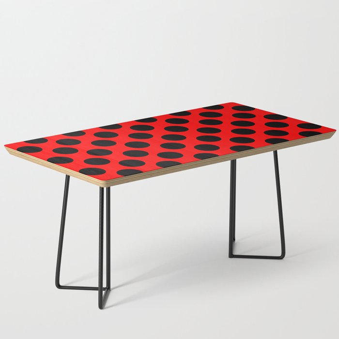 Purely Red - polka 3 Coffee Table