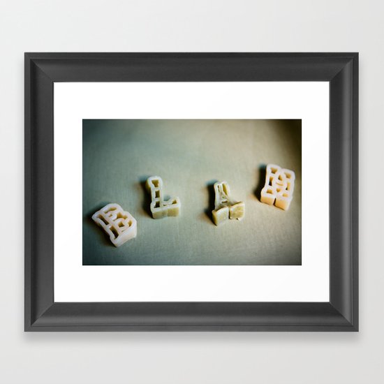 BLAH... Framed Art Print